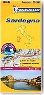 Carte Michelin Sardaigne. 1/200 000