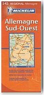 Carte Michelin Allemagne Sud-Ouest