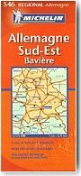 Carte Michelin Allemagne Sud-Est