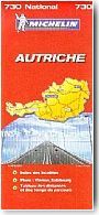 Carte Michelin d'Autriche. 1/400 000