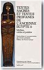 Textes sacr�s et textes profanes de l'ancienne Egypte. Tome 2: Mythes, contes et po�sie