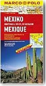 Carte Marco Polo Mexique, Guatemala, Belize, El Salvador. 1/2 500 000