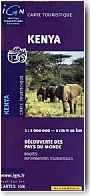 Carte IGN Kenya. 1/1 000 000